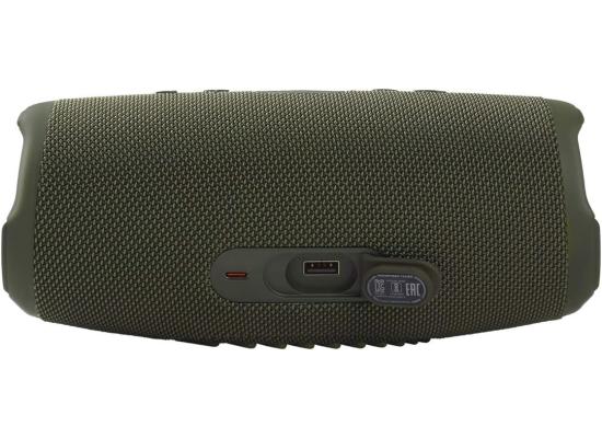 JBL Charge 5 Portable Waterproof Speaker with Powerbank - GRN
